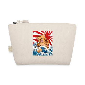 Japanese Kaiju Cat Anime Manga - Organic Pouch - nature - Front