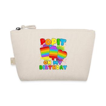 Pop it An Meinem Geburtstag Fidget Sensory Pop - Bio-Täschchen - Natur - Vorne