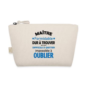 Maître formidable idée cadeau maître d'école - Trousse biologique - nature - Devant