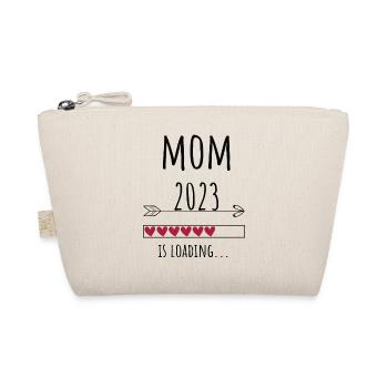 Mom 2023 Pregnancy Expectant Mom Gift - Organic Pouch - nature - Front