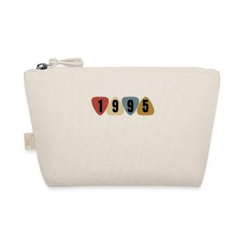 Born 1995 guitarist guitar pickrum birthday - Organic Pouch - nature - Front