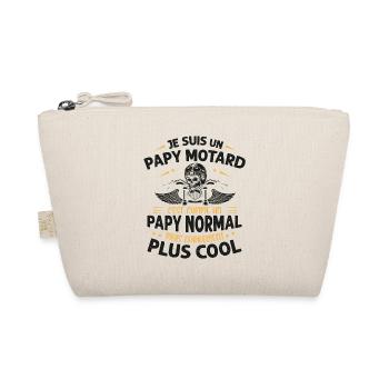 Je Suis Un Papy Motard Plus Cool Papi Cadeau Moto - Trousse biologique - nature - Devant