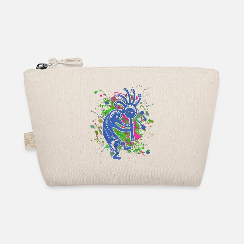 Amérindiens Kokopelli - Éclaboussures colorées 1 - Trousse biologique - nature