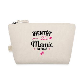 Bientôt future Mamie 2023 - Trousse biologique - nature - Devant