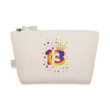 Tie-dye fête d’anniversaire 13 ans 13 ans - Trousse biologique - nature - Devant