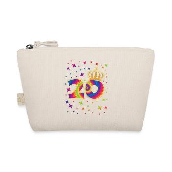 Tie-dye fête d’anniversaire 20 ans 20 ans - Trousse biologique - nature - Devant