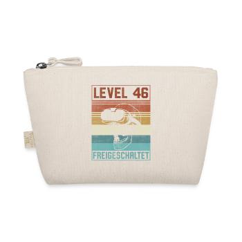 Level 46 Jahre Mann Gamer 46. Geburtstag - Bio-Täschchen - Natur - Vorne