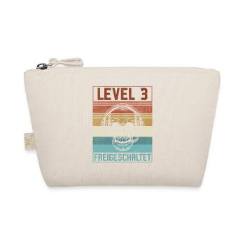 3. Geburtstag Gamer Level 3 Jahre - Bio-Täschchen - Natur - Vorne