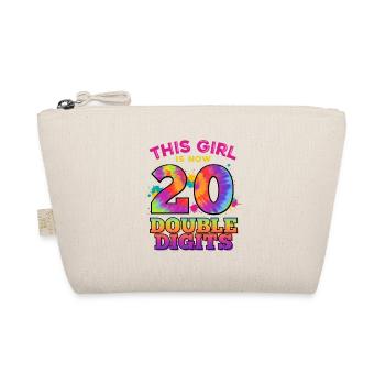 Cette fille a maintenant 20 ans à deux chiffres 20. - Trousse biologique - nature - Devant