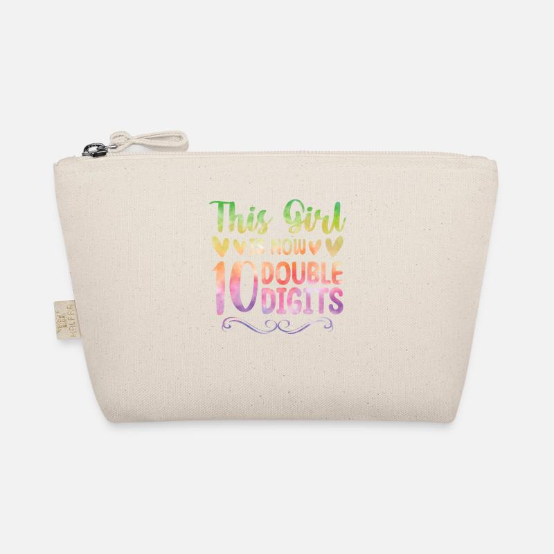 This Girl Is Now Two Digits 10 Years Old Organic Pouch