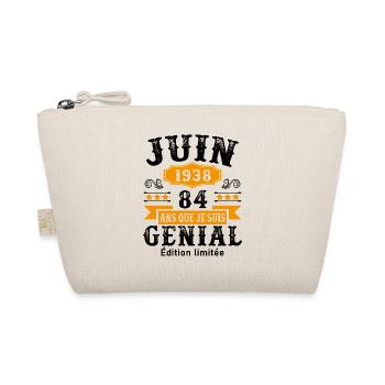 84 Ans Anniversaire Vintage Né(e) en Juin 1938 - Trousse biologique - nature - Devant