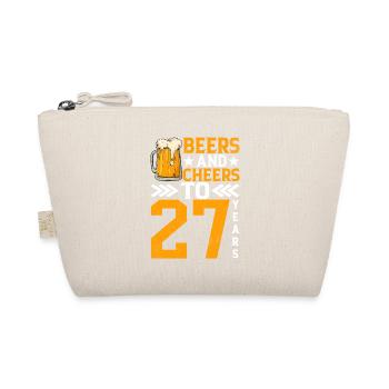 Prost Und Bier Auf 27 Jahre Frothy Mug Of Beer - Bio-Täschchen - Natur - Vorne