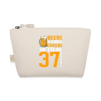 Prost Und Bier Auf 37 Jahre Frothy Mug Of Beer - Bio-Täschchen - Natur - Vorne