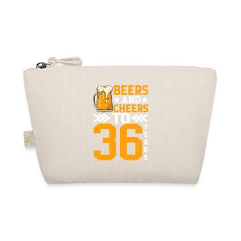 Prost Und Bier Auf 36 Jahre Frothy Mug Of Beer - Bio-Täschchen - Natur - Vorne