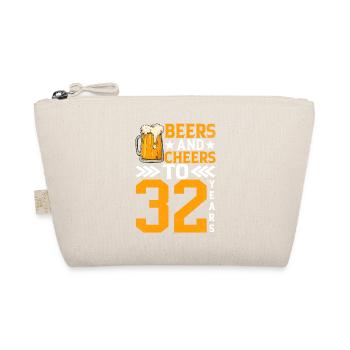 Prost Und Bier Auf 32 Jahre Frothy Mug Of Beer - Bio-Täschchen - Natur - Vorne