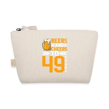 Prost Und Bier Auf 49 Jahre Frothy Mug Of Beer - Bio-Täschchen - Natur - Vorne