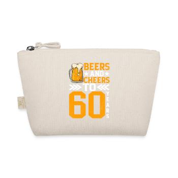 Prost Und Bier Auf 60 Jahre Frothy Mug Of Beer - Bio-Täschchen - Natur - Vorne
