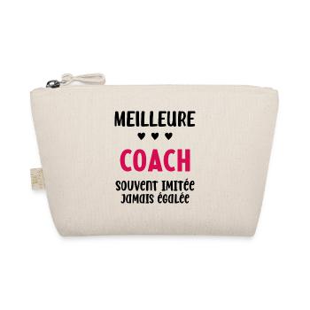 Femme Meilleure Coach Humour entraineuse Cadeau - Trousse biologique - nature - Devant