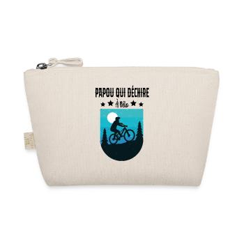 Papou Qui Déchire À Vélo - Trousse biologique - nature - Devant