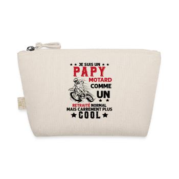 Je Suis Un Papy Motard Comme un Retraité Plus Cool - Trousse biologique - nature - Devant