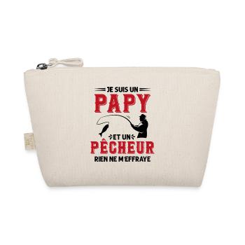 Papy Pêcheur Humour Fête des Grands Pères Noël - Trousse biologique - nature - Devant
