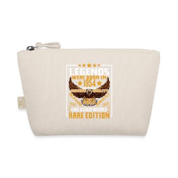 Legends Were Born in 1954, Aged Like Whisky - Organic Pouch - nature - Front
