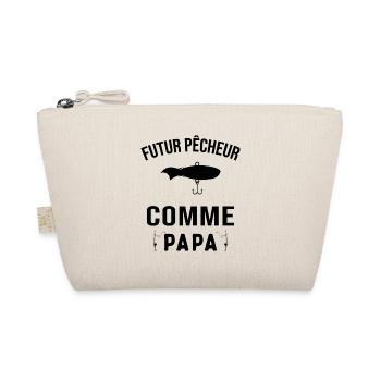 Futur pêcheur comme papa humour cadeau pêcheur - Trousse biologique - nature - Devant