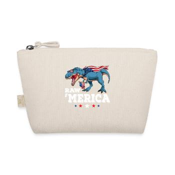 Trex Merica 4 juillet Dinosaure Drapeau américain USA - Trousse biologique - nature - Devant