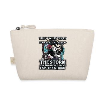They Whisper That You Can't Stand The Storm - Organic Pouch - nature - Front