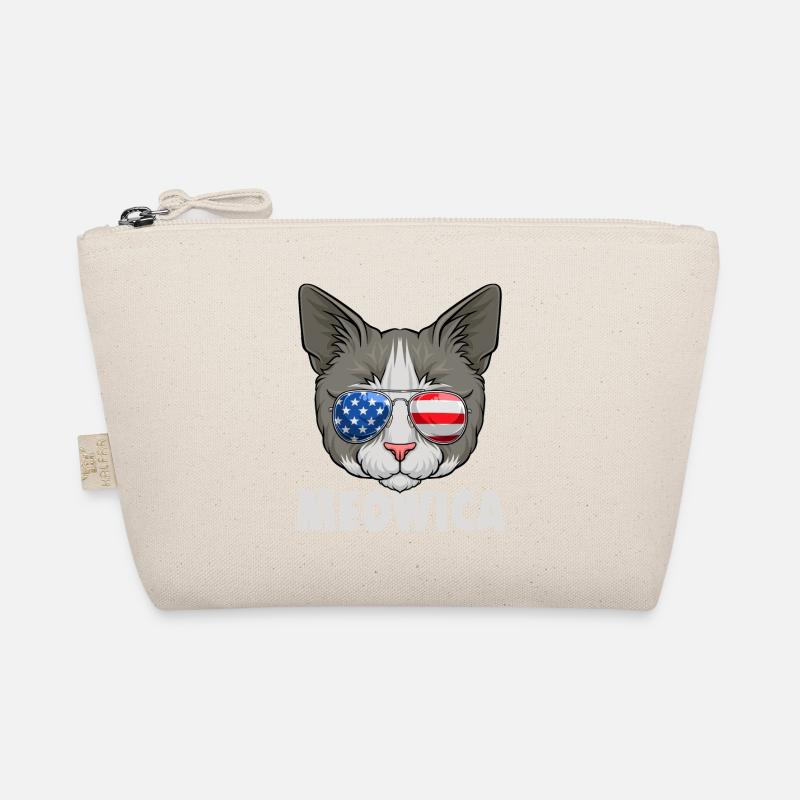 Chat 4 juillet USA Kitten Drapeau américain Trousse biologique