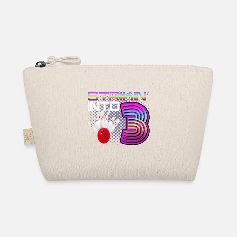 Frapper dans 3 Bowling Bowler 3ème anniversaire Trousse biologique