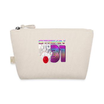 Striking Into 31 Bowling Bowler 31st Birthday - Organic Pouch - nature - Front