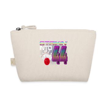 Striking Into 44 Bowling Bowler 44th Birthday - Organic Pouch - nature - Front
