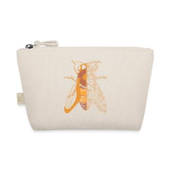 Flower Bee Women Honey Lovers Beekeepers - Organic Pouch - nature - Front