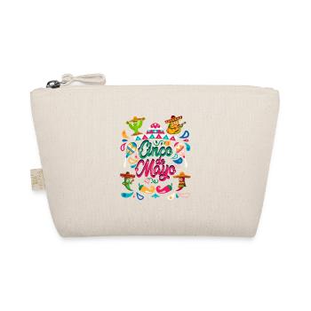 Cheerful Cinco De Mayo Mexican Fiesta - Organic Pouch - nature - Front