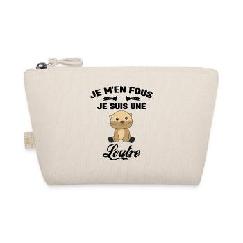 Je M'en Fous Je Suis Une Loutre Humour Cadeau - Trousse biologique - nature - Devant