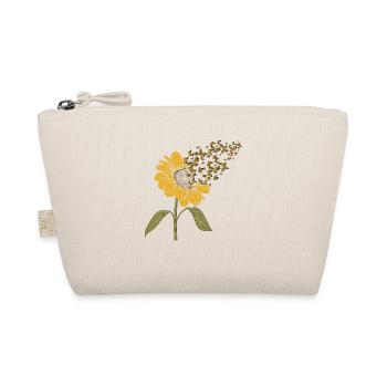 Tournesol Papillon Femmes Filles - Trousse biologique - nature - Devant