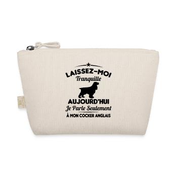 Je parle seulement à mon Cocker Anglais - Trousse biologique - nature - Devant