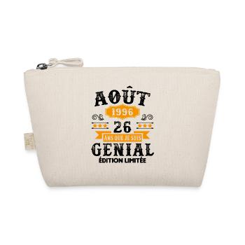 26 Ans Anniversaire Vintage Né(e) en Août 1996 - Trousse biologique - nature - Devant