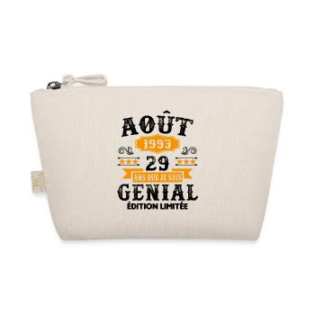 29 Ans Anniversaire Vintage Né(e) en Août 1993 - Trousse biologique - nature - Devant