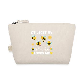 Bees love me women funny beekeepers - Organic Pouch - nature - Front