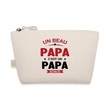 Un Beau Papa C'est un Papa Bonus - Trousse biologique - nature - Devant