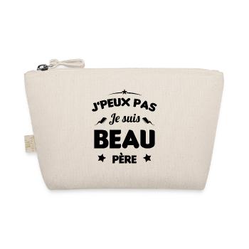 J'peux pas Je suis Beau Père Cadeau Anniversaire - Trousse biologique - nature - Devant