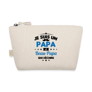 je suis un papa et beau-papa qui déchire - Trousse biologique - nature - Devant