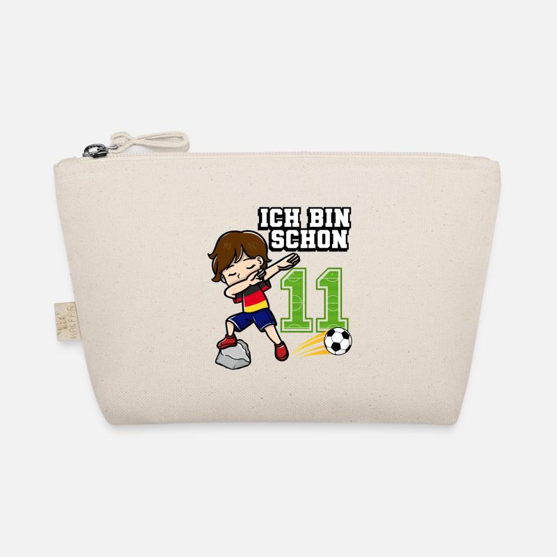 Fußball Junge Es Ist Mein 11. Geburtstag Deutsche - Bio-Täschchen - Natur