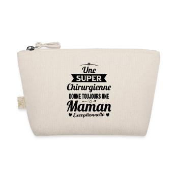 Chirurgienne cadeau drôle maman future mère - Trousse biologique - nature - Devant