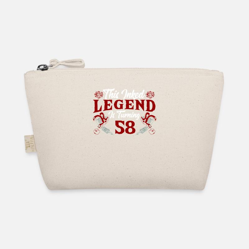 This Ink Legend Will Be 58 Awesome 58th Birthday Organic Pouch