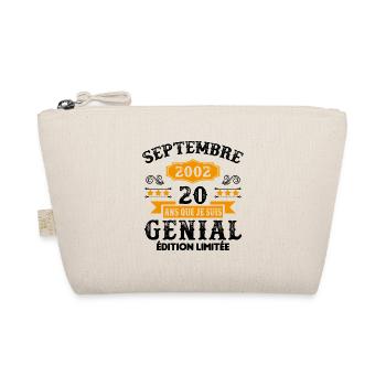 20 Ans Anniversaire Vintage En Septembre 2002 - Trousse biologique - nature - Devant