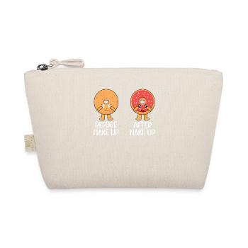 Before I Make Up After I Make Up | Donut Lover - Organic Pouch - nature - Front