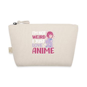 Not Strange I Just Love Anime | - Organic Pouch - nature - Front